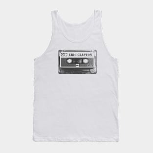 Eric Clapton - Eric Clapton Old Cassette Pencil Style Tank Top